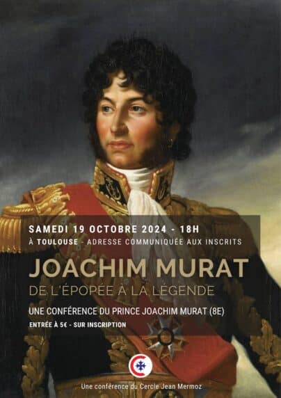 Petite coquille, nous ne recevrons pas Joachim, le 8ème prince Murat, mais son fils Joachim Murat. Les lecteur attentifs auront rectifié d'eux-mêmes. La rédaction vous présente ses excuses d'avance pour le quiproquo occasionné.